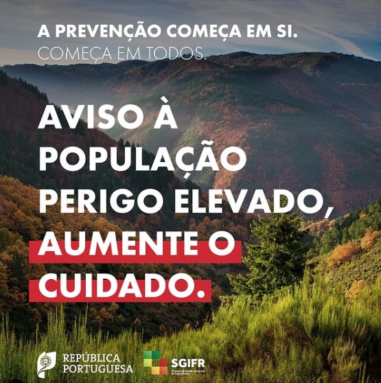 Alerta perigo incendio