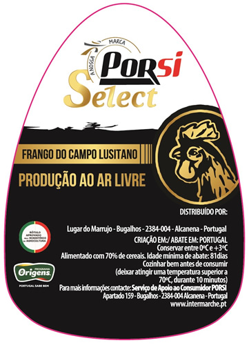 Frango do Campo Lusitano Etiqueta